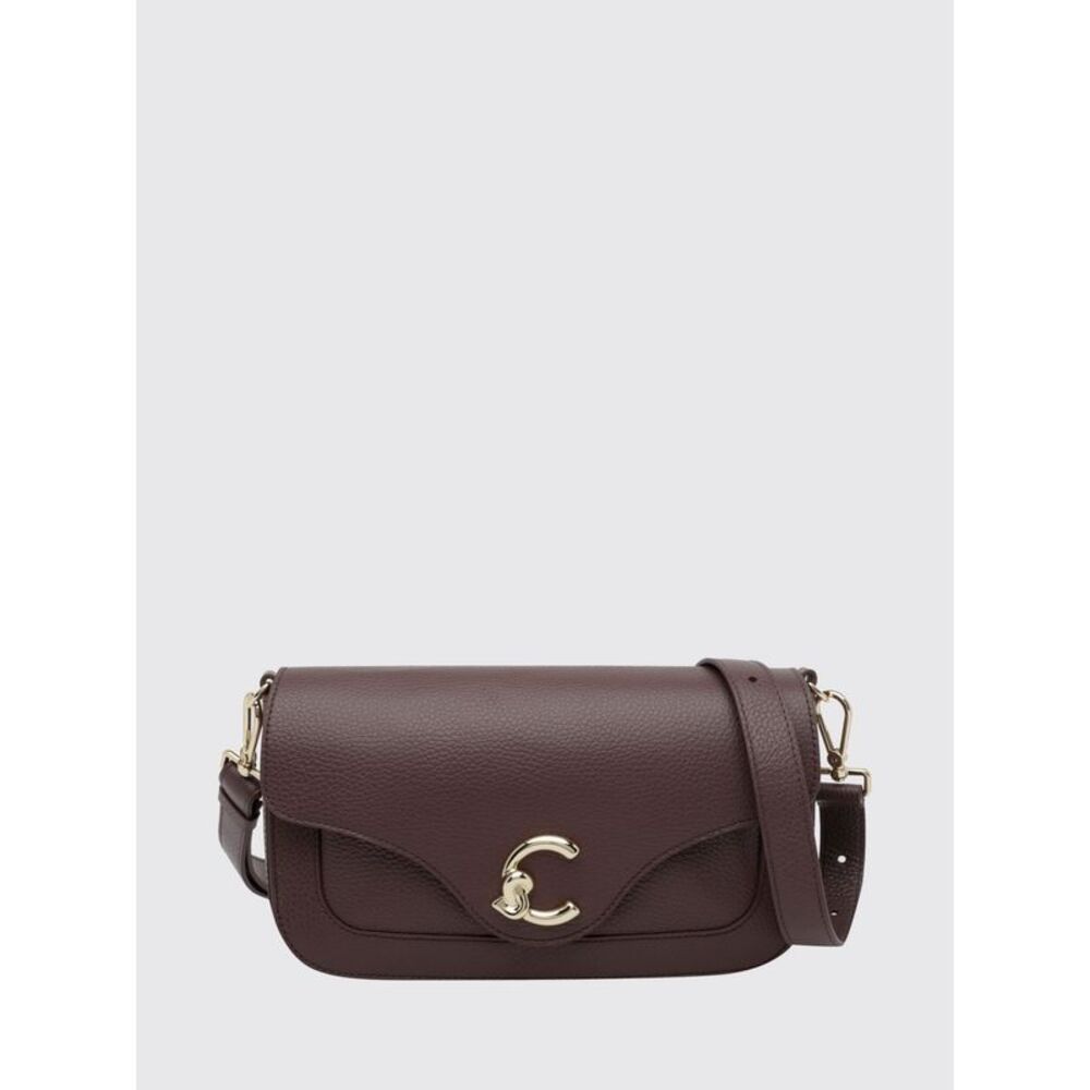Coccinelle Women C-Me Coccinelle Pebbled Leather Crossbody Bag With Flap